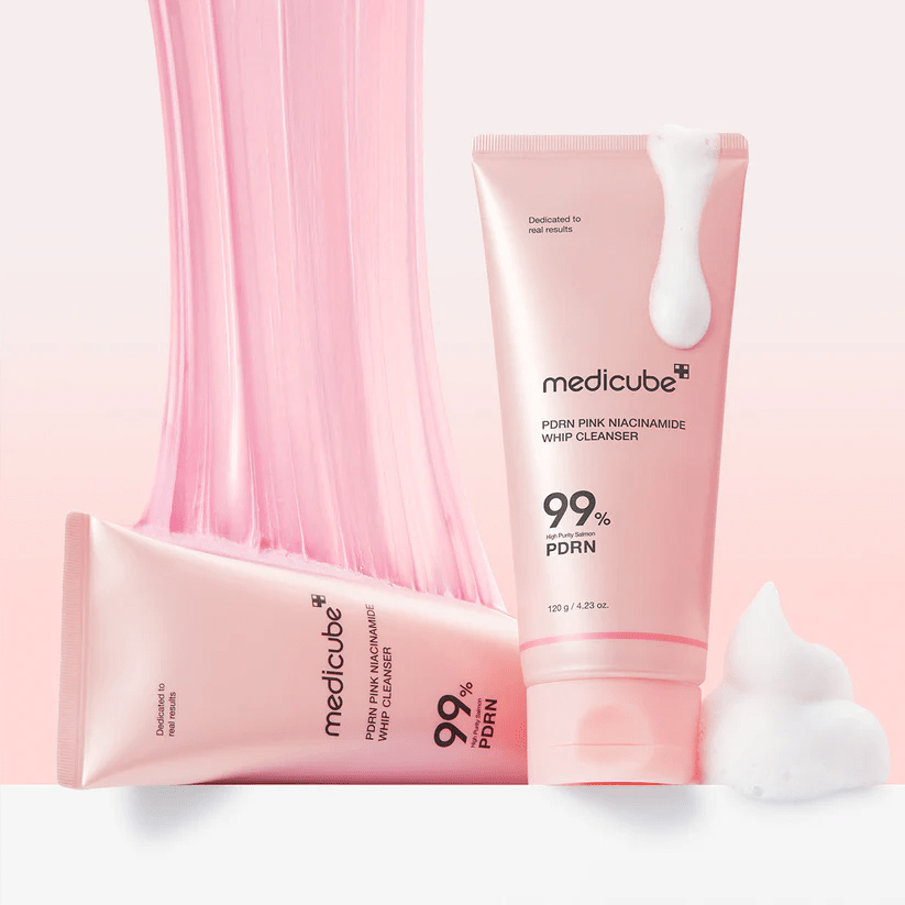 Medicube PDRN Pink Niacinamide Whip Cleanser (120g)
