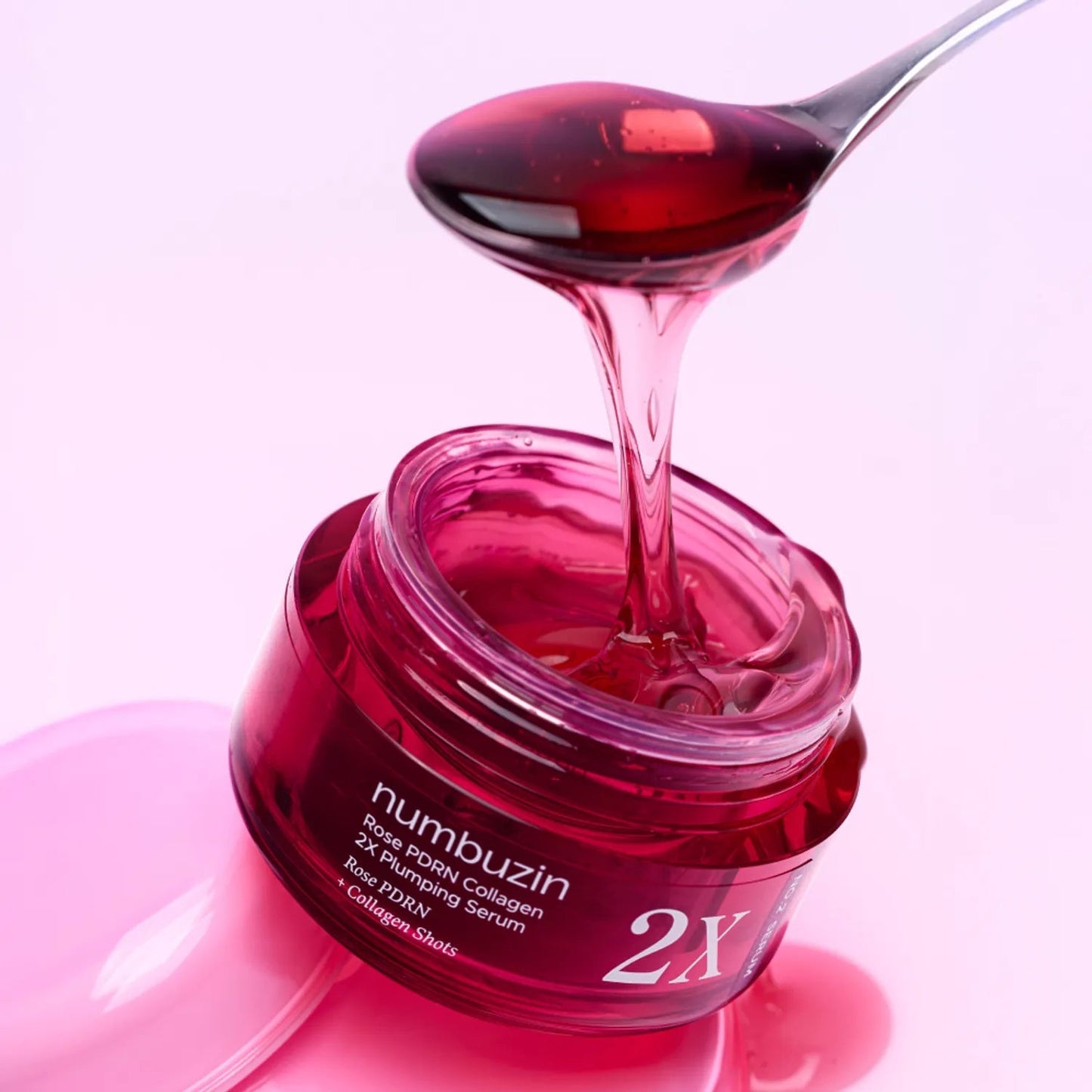 Numbuzin No.2 Rose PDRN Collagen 2X Plumping Serum (30ml)